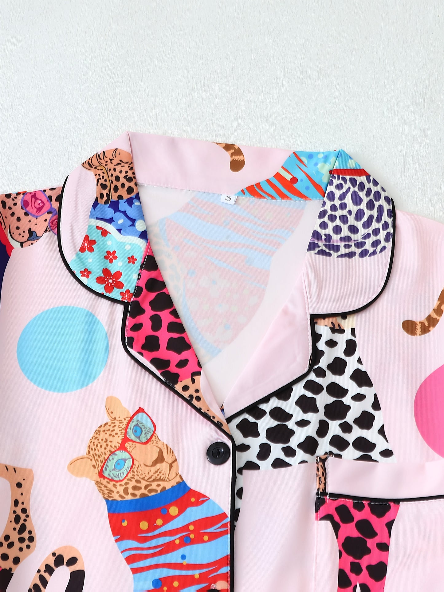 Isabella | Luchtige Dames Pyjama Set – Zomers & Vrolijk in KleurComfortabele Thuisoutfit