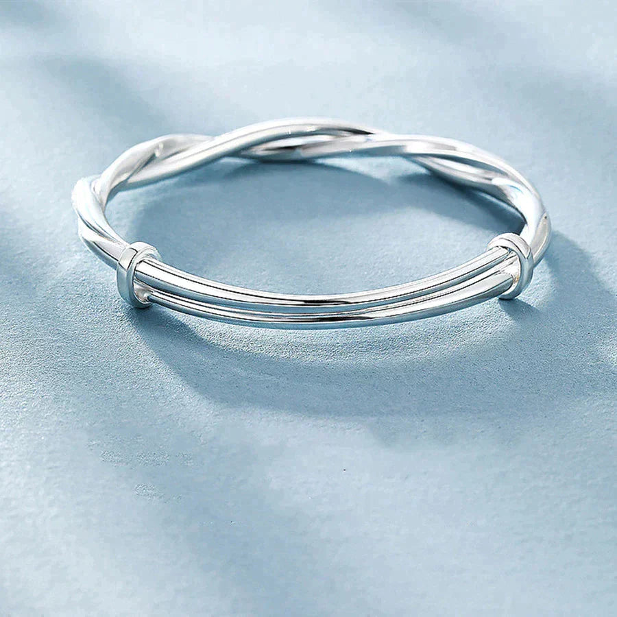Charlotte | Elegante Armband van Gedraaid Zilver