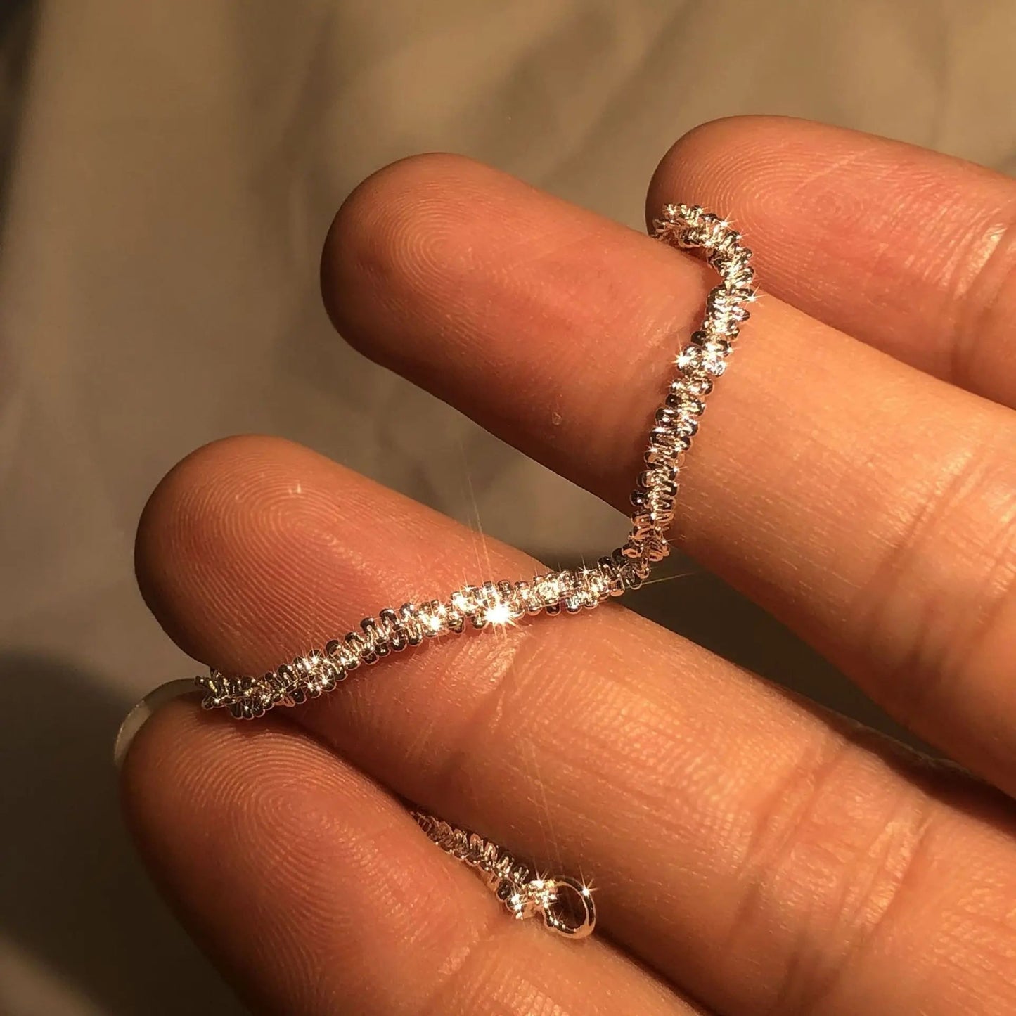 Elise | Verfijnde Armband met Sprankelende Zilveren Details