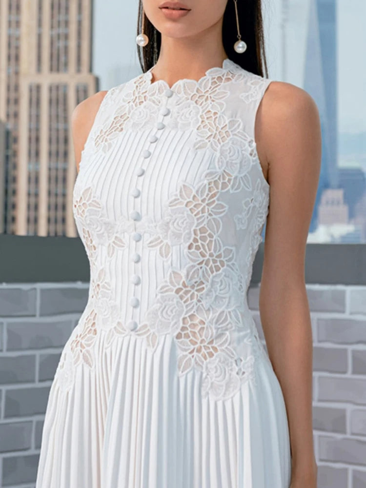 Elinore | Romantische Zomerjurk met Verfijnde Details