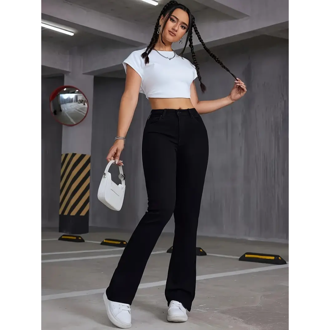 Johanna | Stijlvolle Hoge Taille Broek voor Casual Zomerdagen