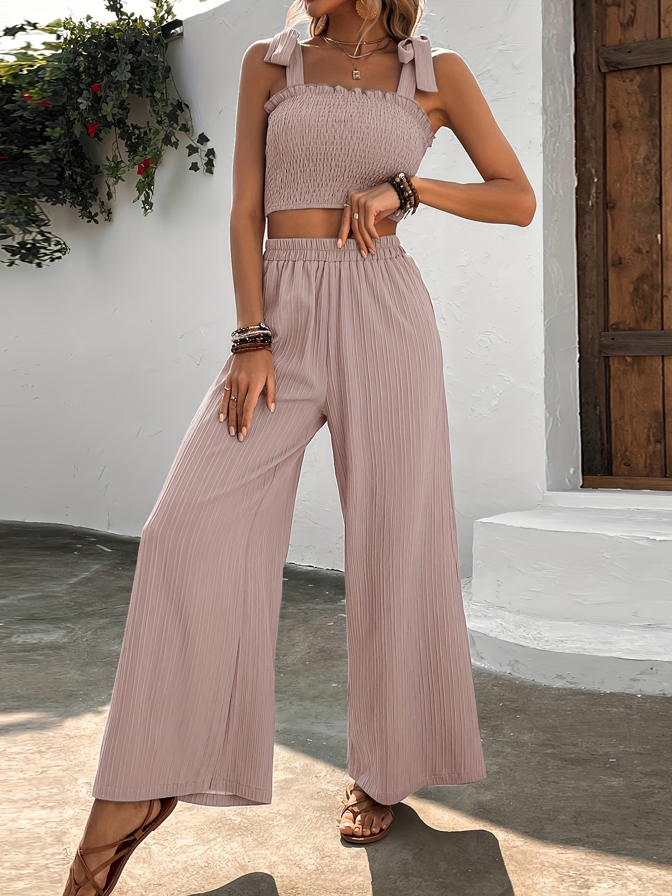 Grace | Plissé Vakantie Set