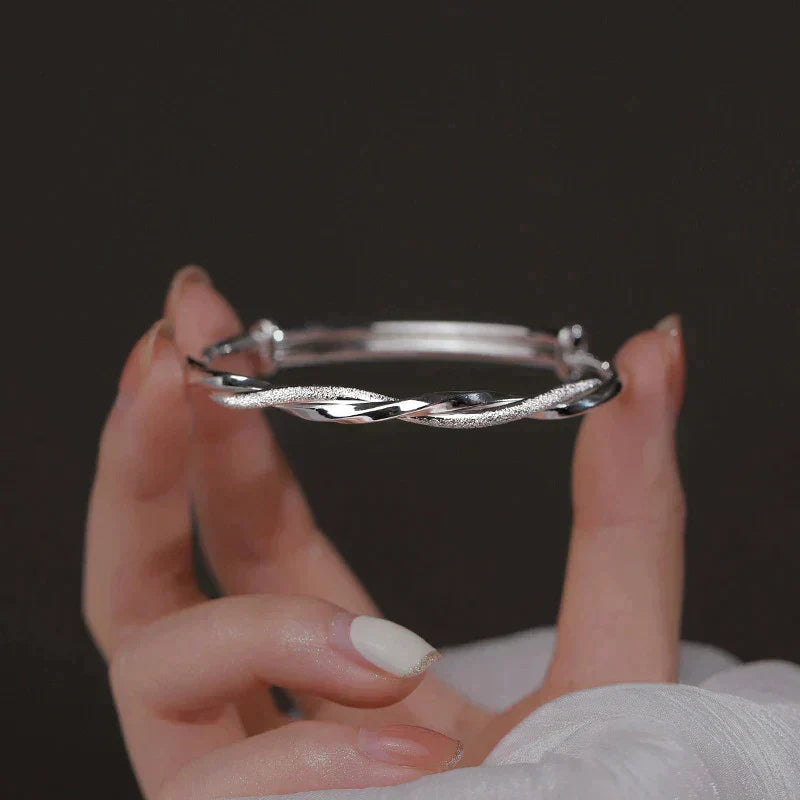 Charlotte | Elegante Armband van Gedraaid Zilver