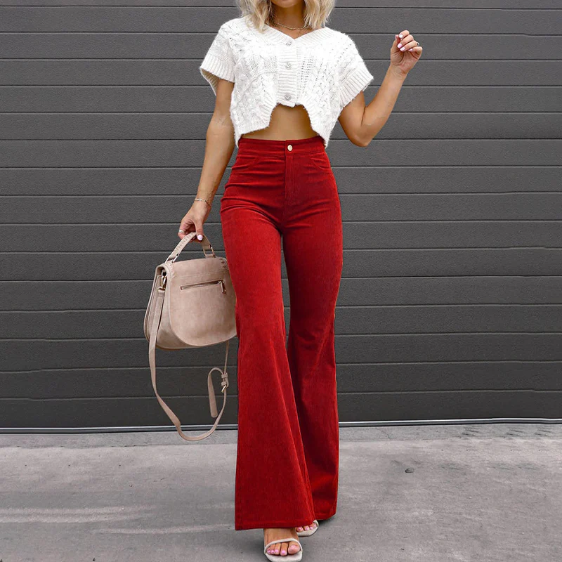 Kells | Stijlvolle Flared Broek met Comfortabele, Flatteuze Pasvorm