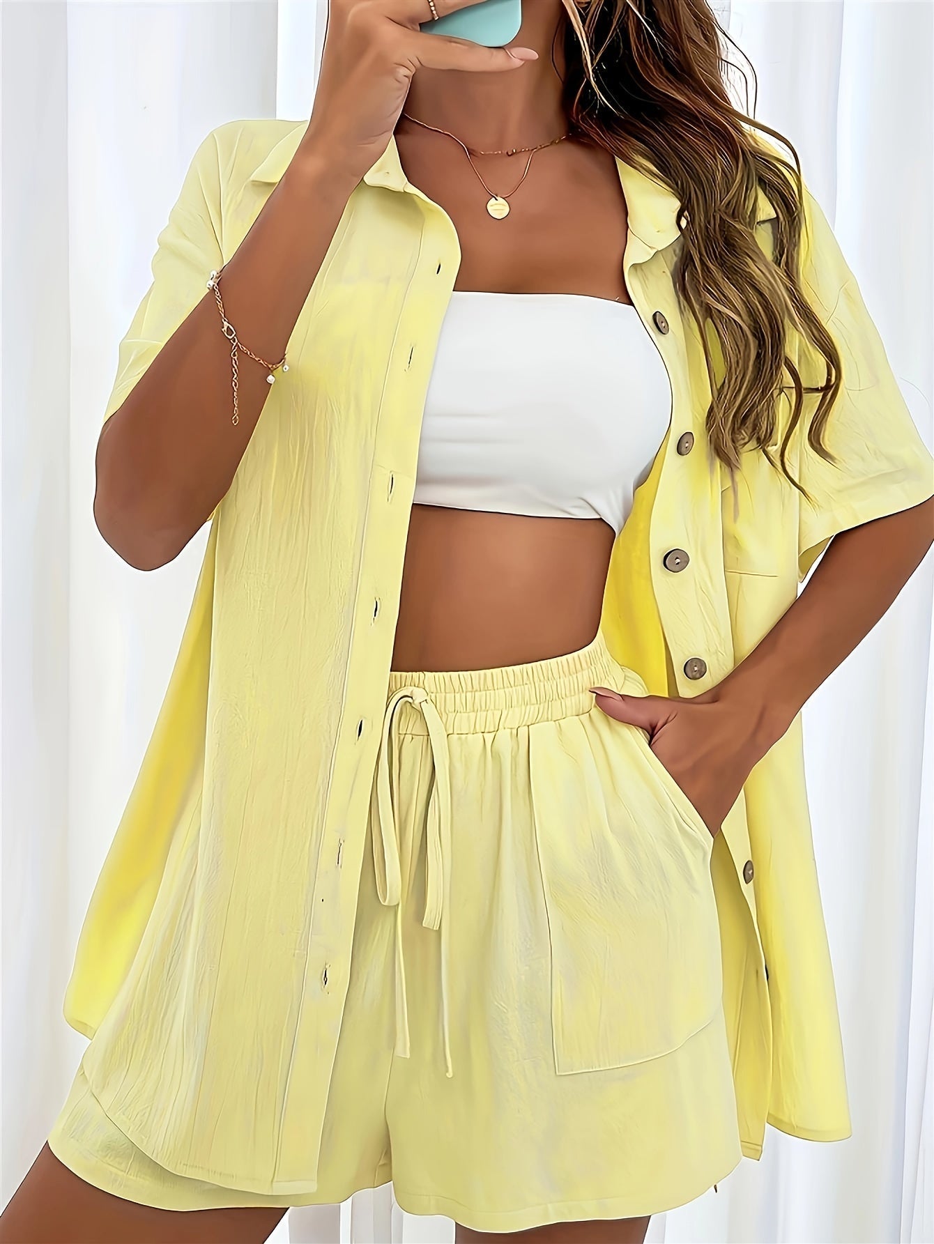 Ava | Luchtig Dames Zomerpak – Zachte Stof & Zomerse Vibe