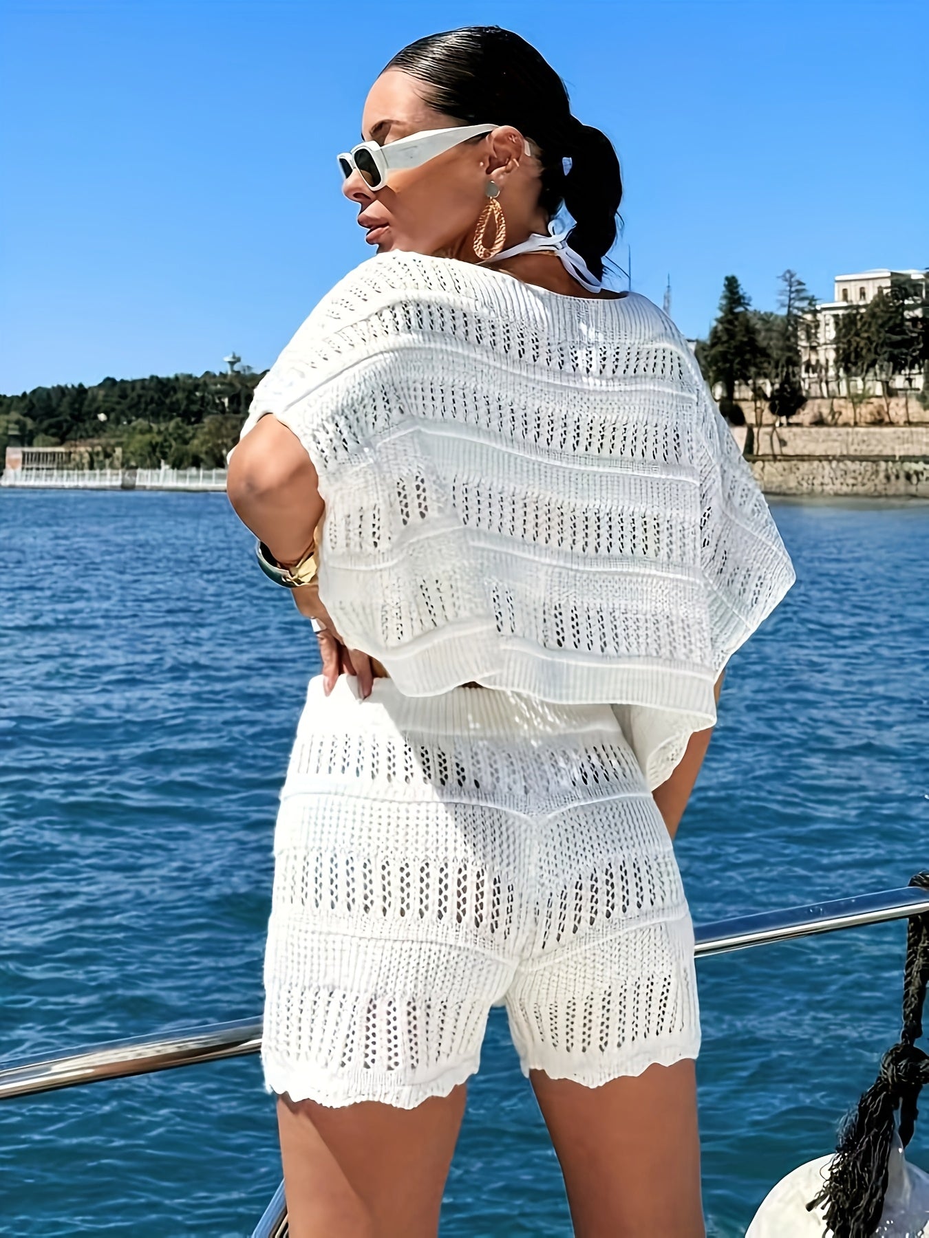 Abigail | Luchtige Gehaakte Set – De Perfecte Zomeroutfit voor Damest