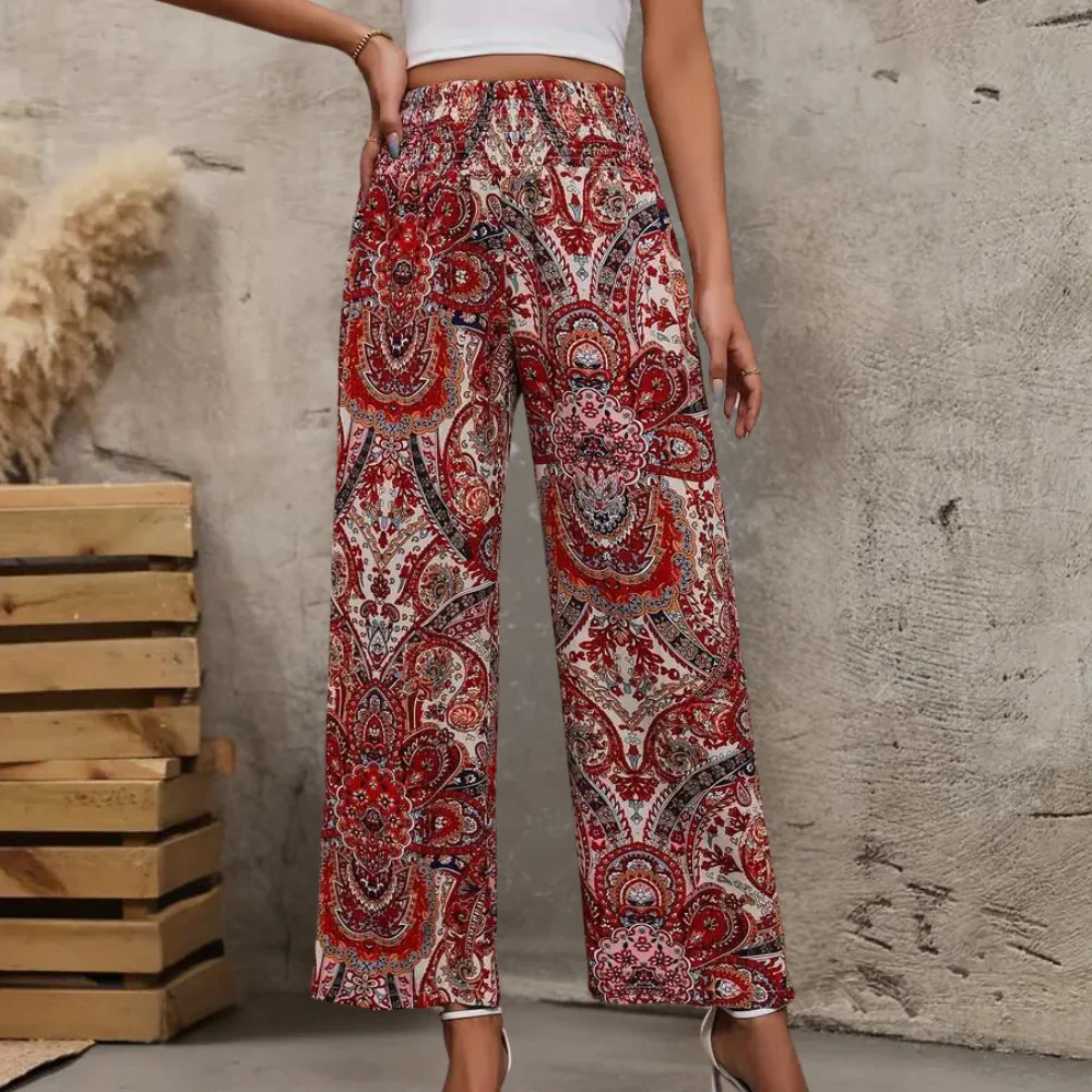 Felly | Comfortabele Zomerbroek met Tijdloze Paisleyprint