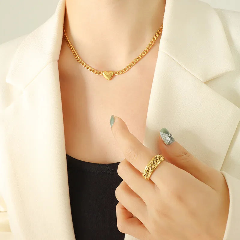 Amora | Verfijnde Hartketting vol Liefde