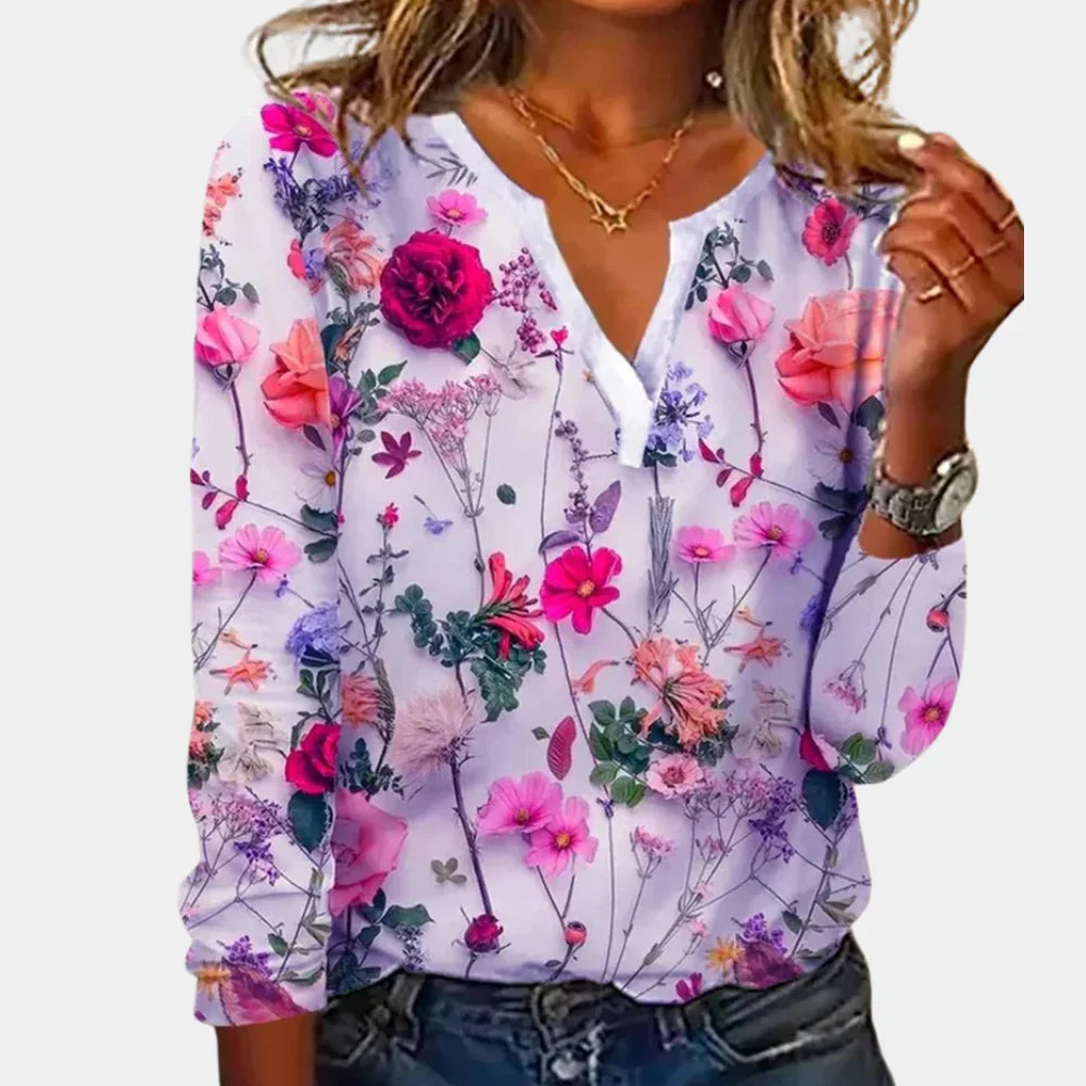 Jess | Zomerse Gebloemde Blouse voor Dames
