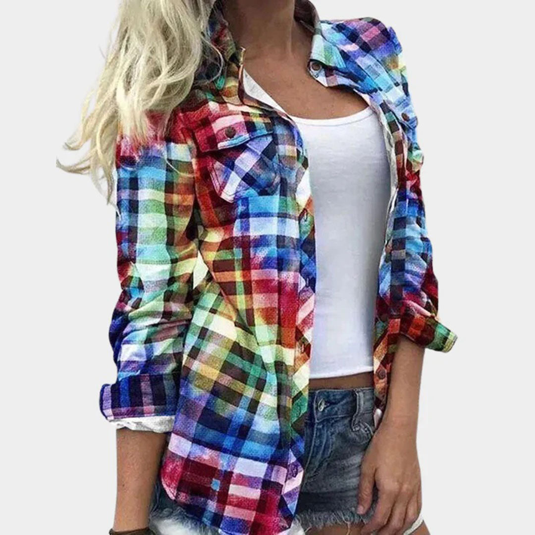 Reese | Luchtig Dames T-shirt met Zomerse Kleuren