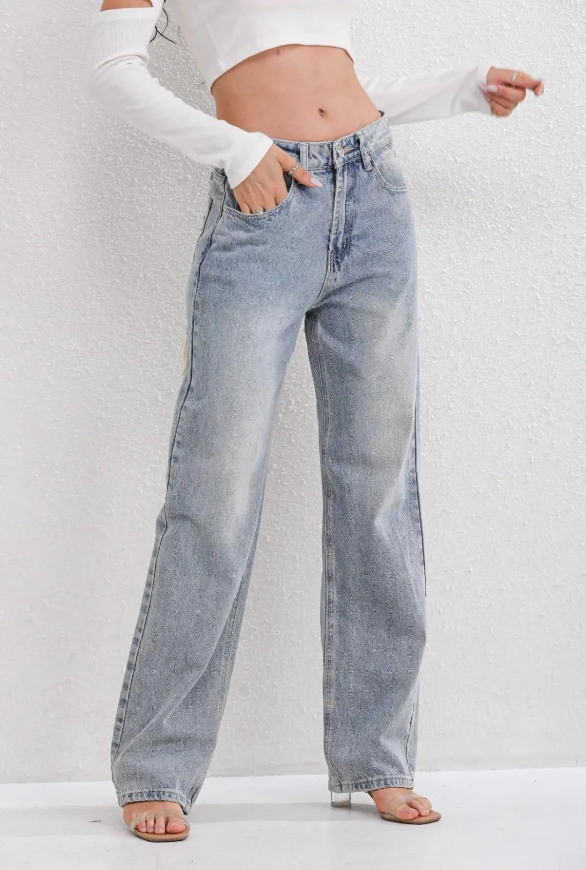 Bessa | Straight Fit Jeans met Authentieke Vintage Vibes