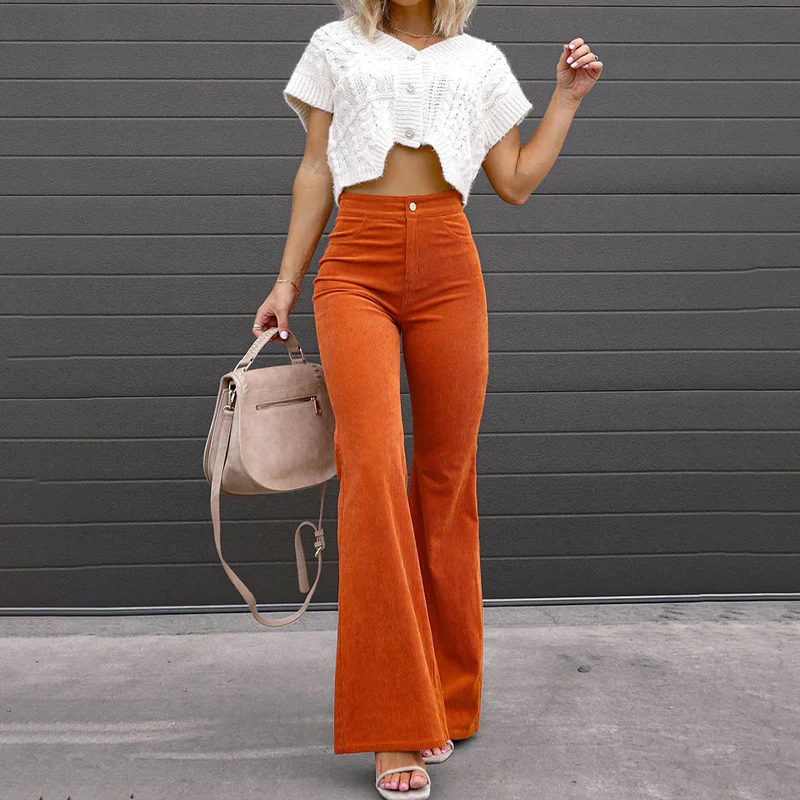 Kells | Stijlvolle Flared Broek met Comfortabele, Flatteuze Pasvorm