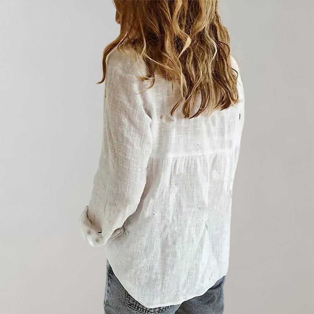 Gisette | Tijdloze Blouse van Zacht Katoen