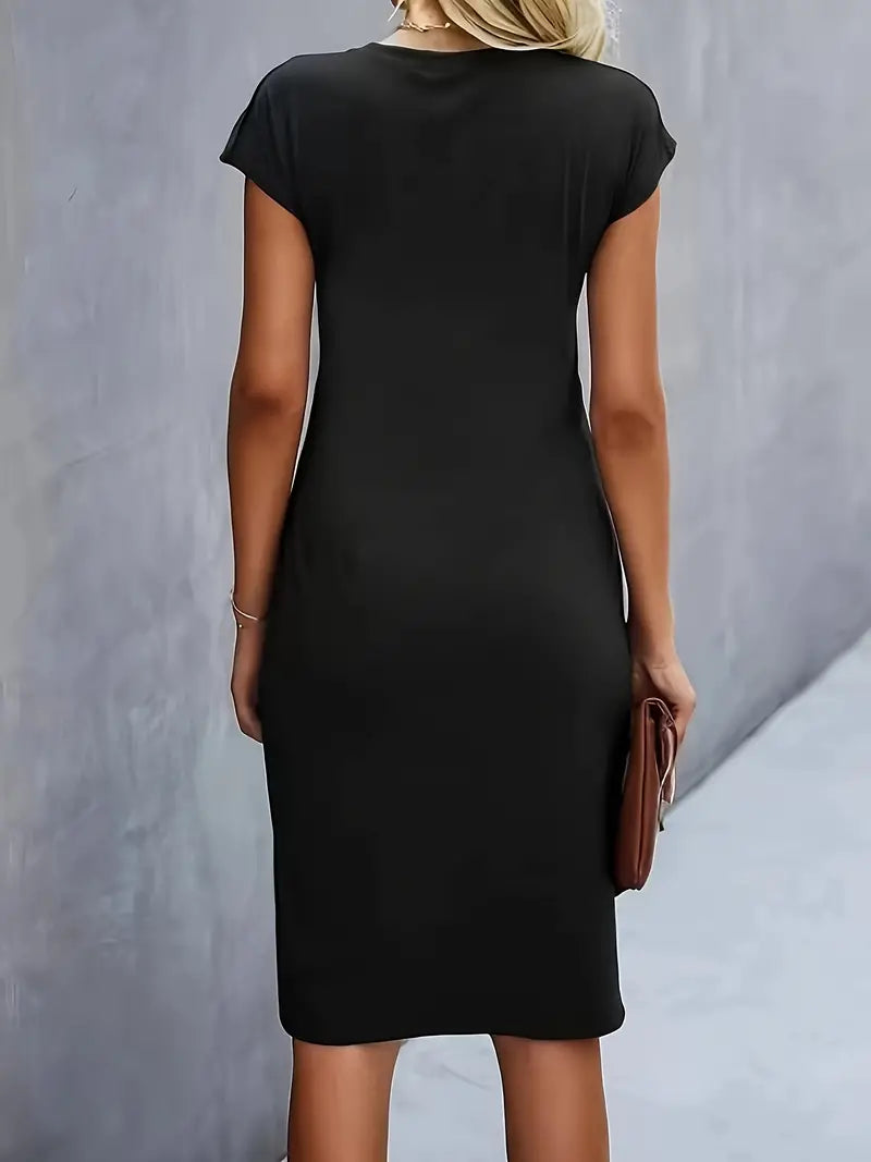Katrien | Midi Jurk vol Elegantie en Zomerse Rust
