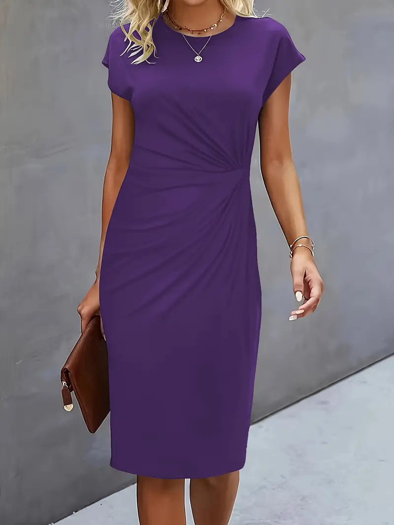 Katrien | Midi Jurk vol Elegantie en Zomerse Rust