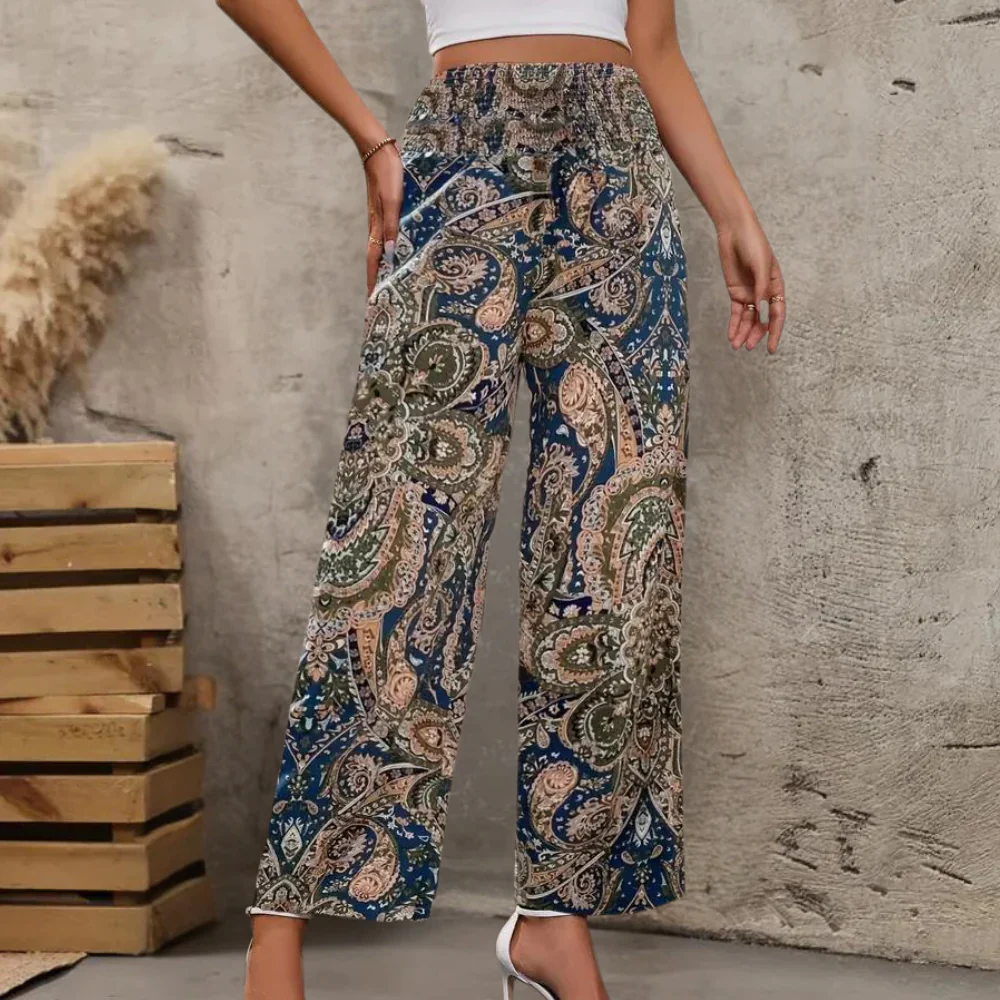 Felly | Comfortabele Zomerbroek met Tijdloze Paisleyprint