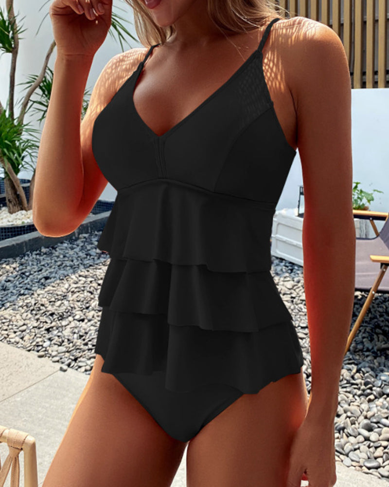 Ussla | Zomers Shaping Badpak met Flatterende Buikcorrectie