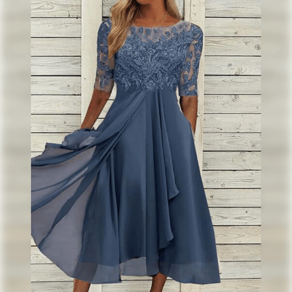 Melisande | Luchtige Jurk van Chiffon