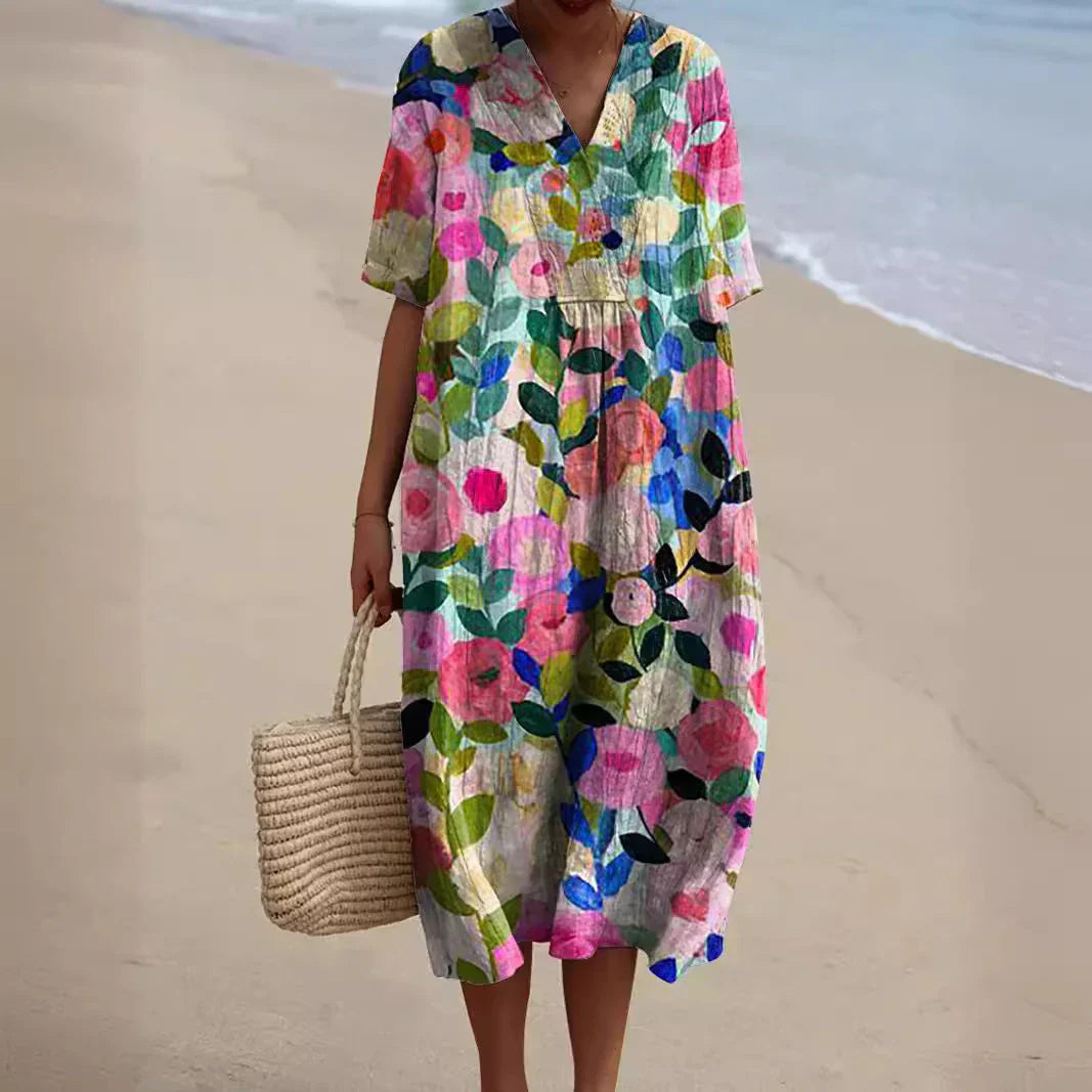 Georgia – Zomerse Bloemenjurk voor een Elegante en Frisse Look