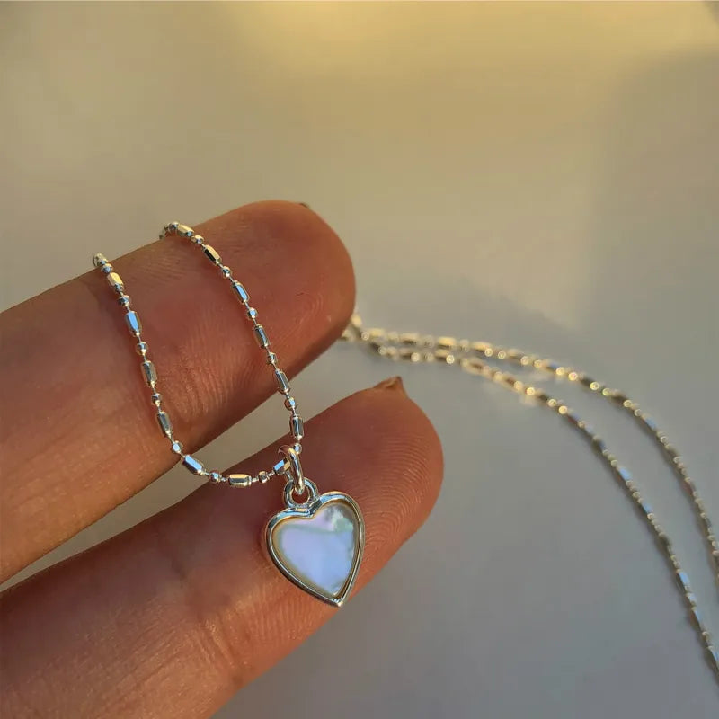 Peach | Tijdloze Ketting met Hartvormige Hanger