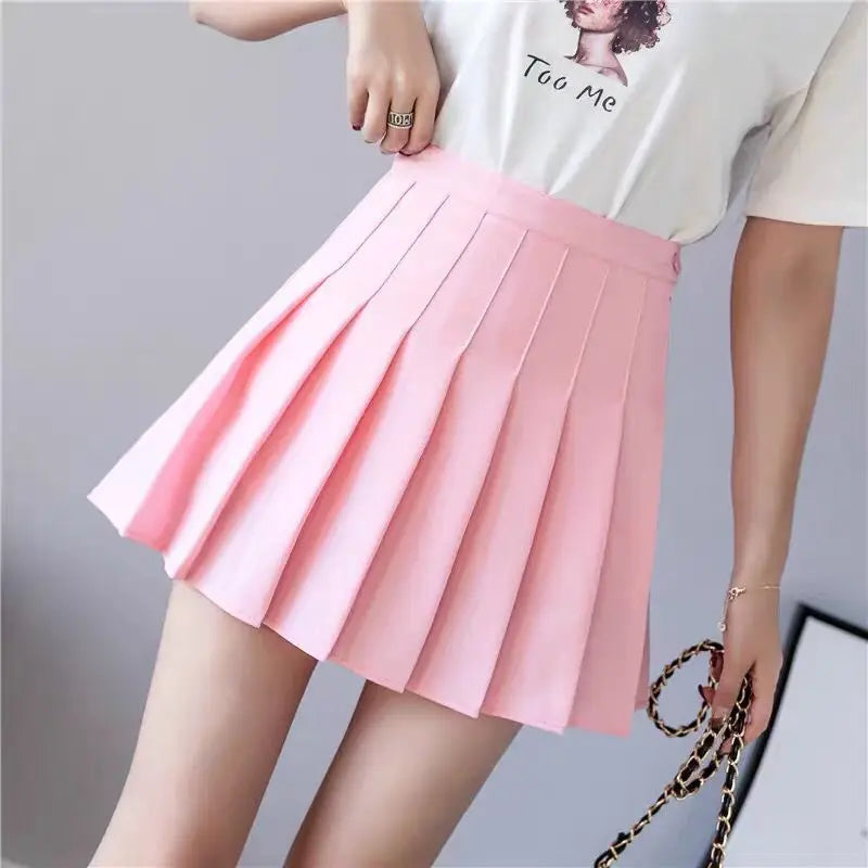 Isalie | Plissé Mini Rok met High Waist – Vrouwelijk & Modieus