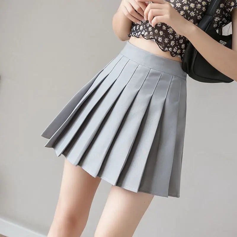 Isalie | Plissé Mini Rok met High Waist – Vrouwelijk & Modieus
