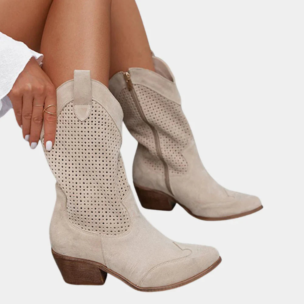 Lucia | Luchtige cowboylaarzen voor dames