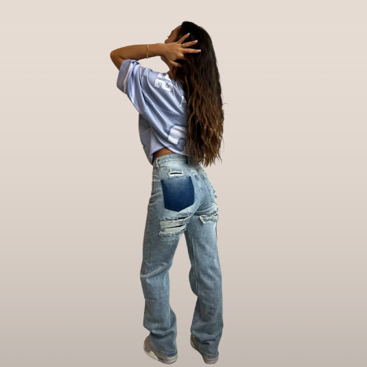 Bessa | Straight Fit Jeans met Authentieke Vintage Vibes
