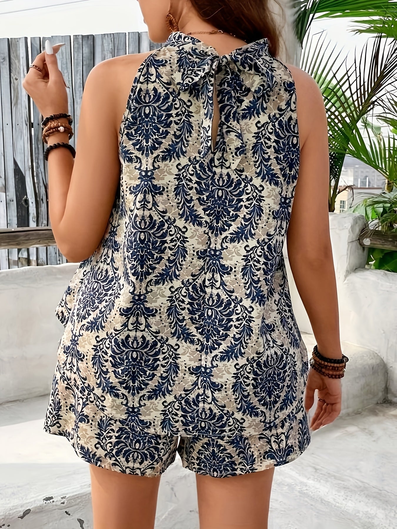 Harper | Halter Jumpsuit voor Dames – Luchtig, Chic & Met Print