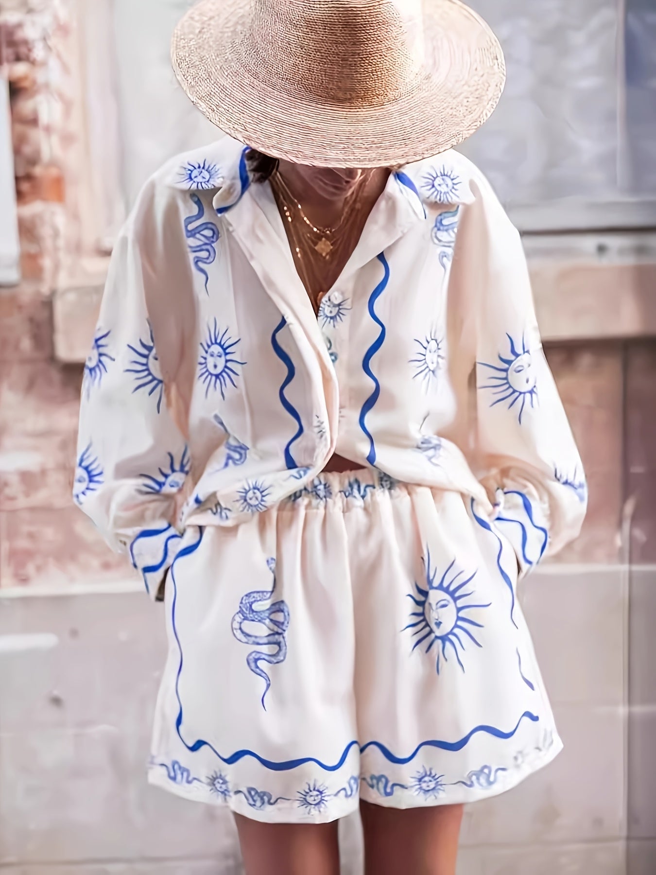 Addison | Overhemdjurk met Vrolijke Zomerprint