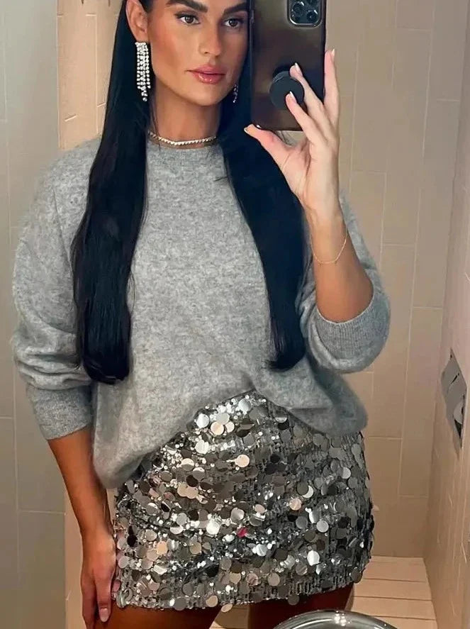 Nesara | Stijlvolle Minirok vol Glans en Glamour