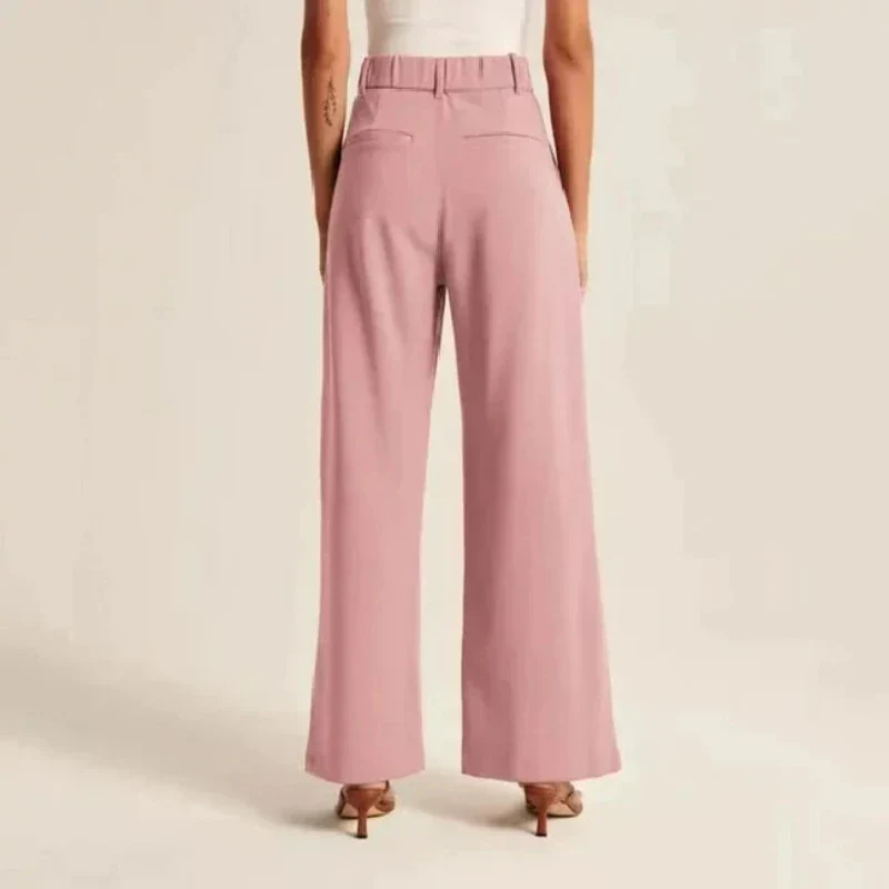 Marieke | Zomerse Broek met Wijde Pijpen en Verfijnde Taille