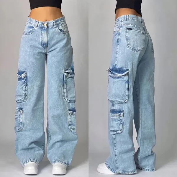 Nayla | Modieuze Cargo Jeans voor Vrije, Zomerse Dagen