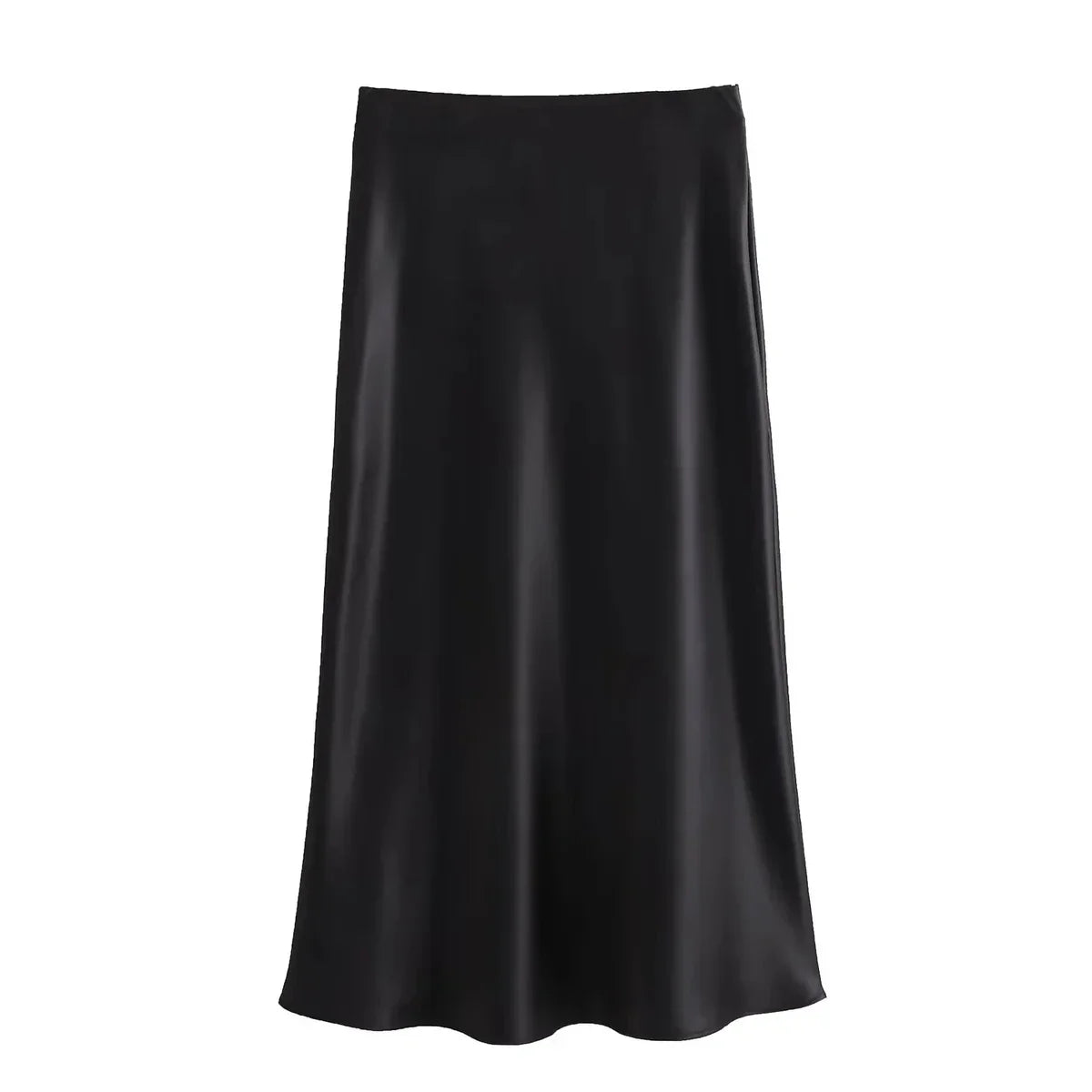 Sandra | Luxe Satijnen Midi Rok voor Dames