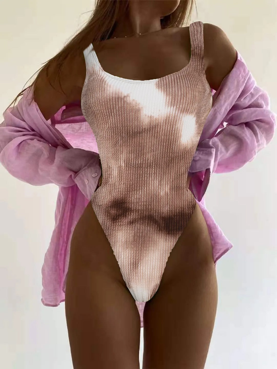 Anaïs | Fancy ribbel badpak