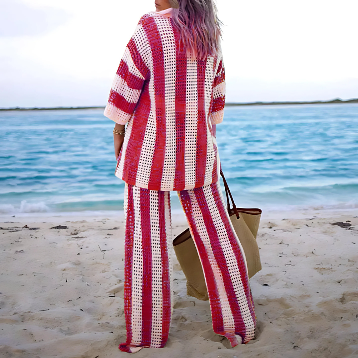 Chiara | Gehaakte Strandoutfit - Tweedelige Zomerset