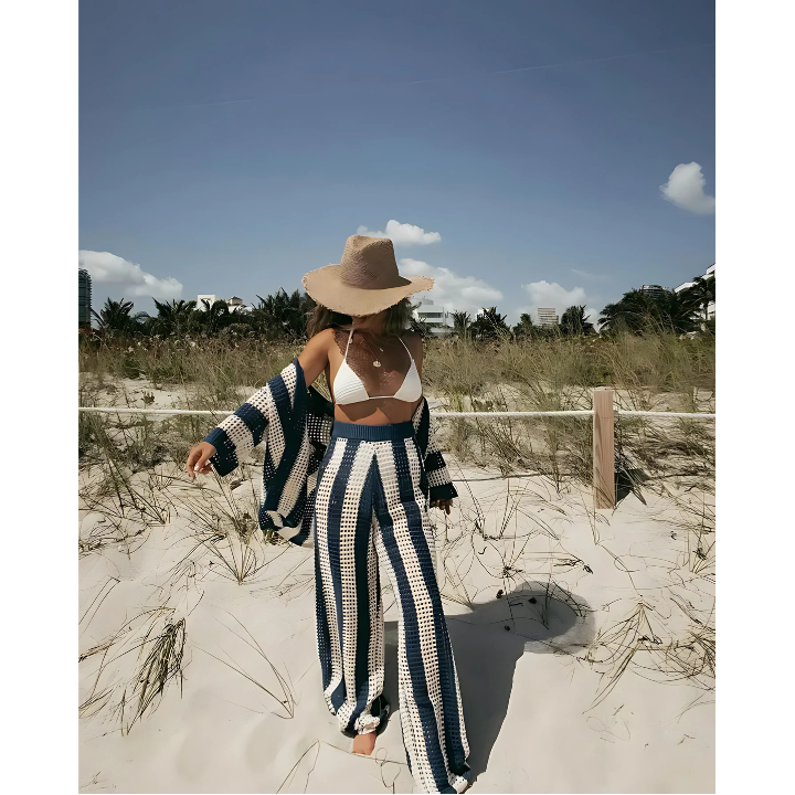 Chiara | Gehaakte Strandoutfit - Tweedelige Zomerset