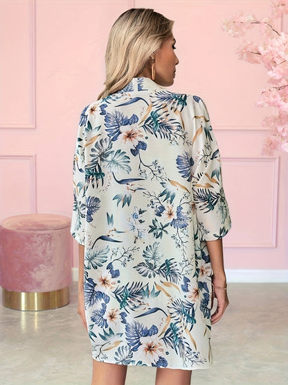 Camila | Luchtige Kimono met Bloemenprint