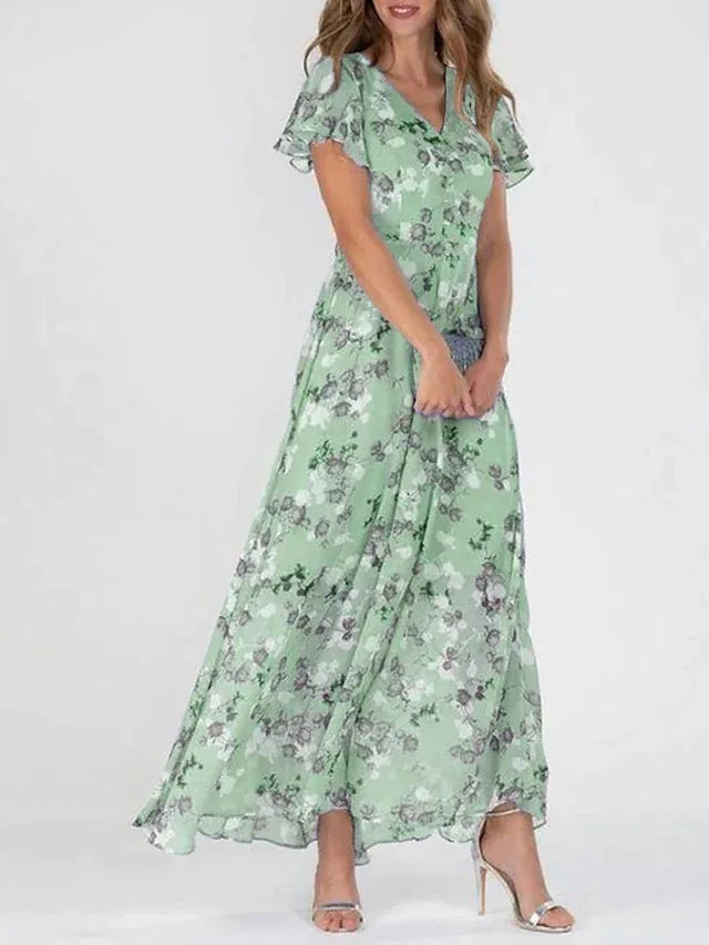 Nysha | Veelzijdige Zomerjurk met een Sprankelende Twist