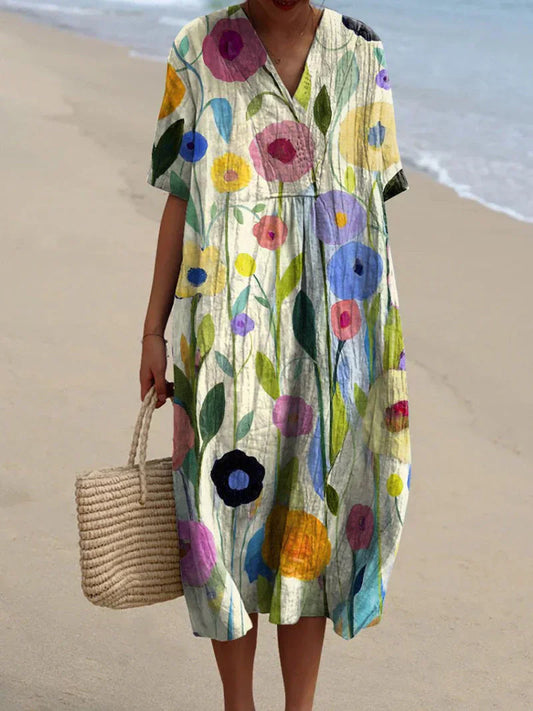 Georgia – Zomerse Bloemenjurk voor een Elegante en Frisse Look
