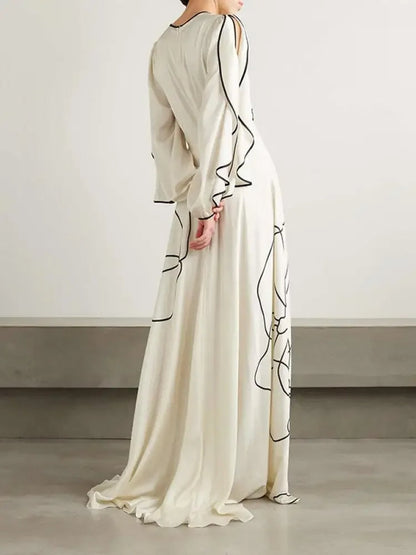 Eline | Bloemenjurk met Elegant Volume en Subtiele Romantiek