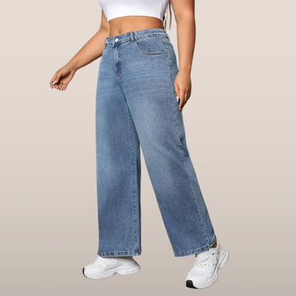 Lies | Zomerse Rechte Jeans met Eigentijdse Touch