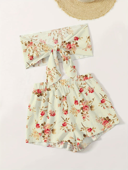 Evelyn | Dames Zomerset met Bloemen – Fris, Speels en Stijlvol