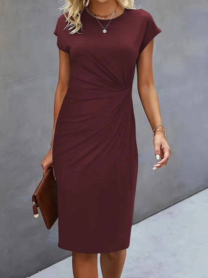 Katrien | Midi Jurk vol Elegantie en Zomerse Rust