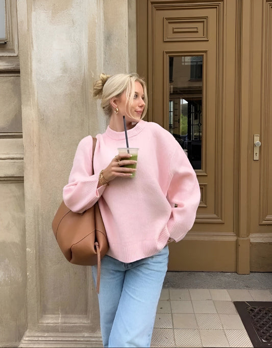 Nora | Trendy pink sweater