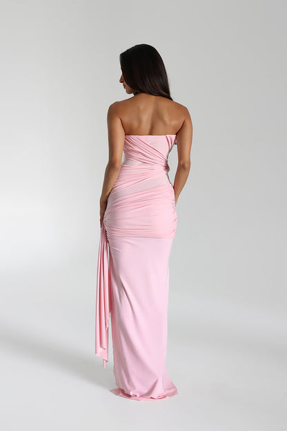Serena | Strapless Maxi Jurk die Je Zomerlook Compleet Maakt