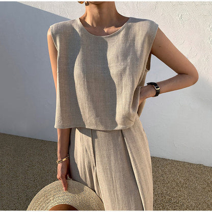 Mila | Minimalistische Linnen Set in Tijdloos Design