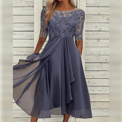 Melisande | Luchtige Jurk van Chiffon