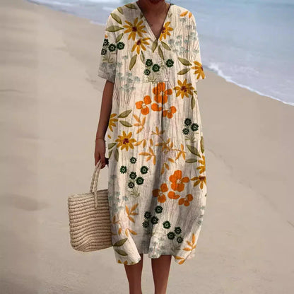 Georgia – Zomerse Bloemenjurk voor een Elegante en Frisse Look