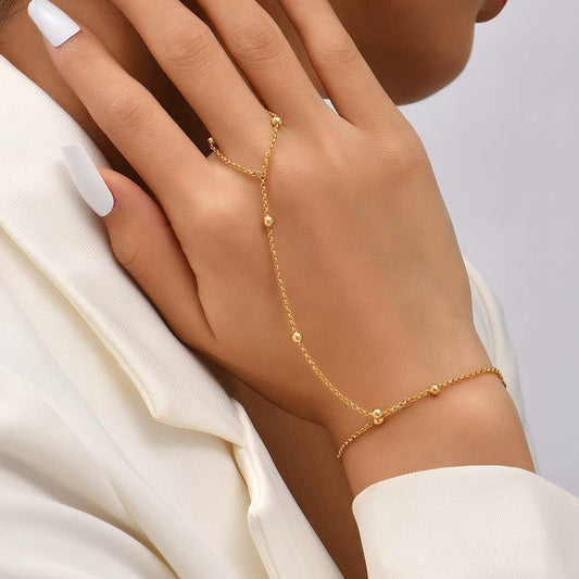 Isabella | Verfijnde Gouden Handketting voor Elke Gelegenheid